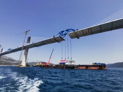 筑梦海外，克罗地亚佩列沙茨跨海大桥成功合龙！